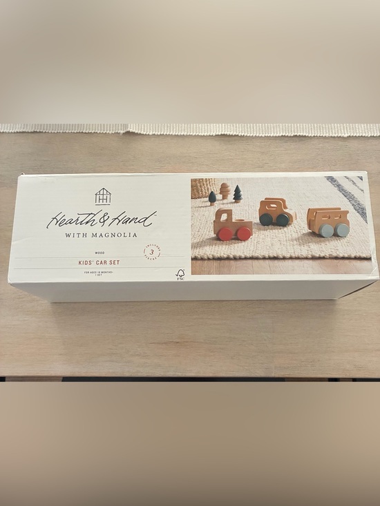 Hearth & Hand Other - Hearth & Hand with Magnolia Kids' Wooden Car Set